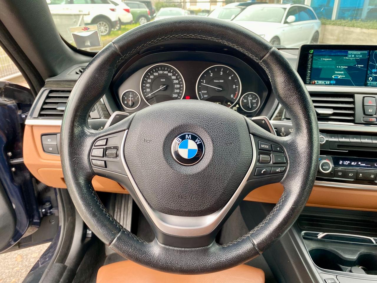 BMW 420 d Cabrio Luxury 190cv auto TAGLIANDI BMW