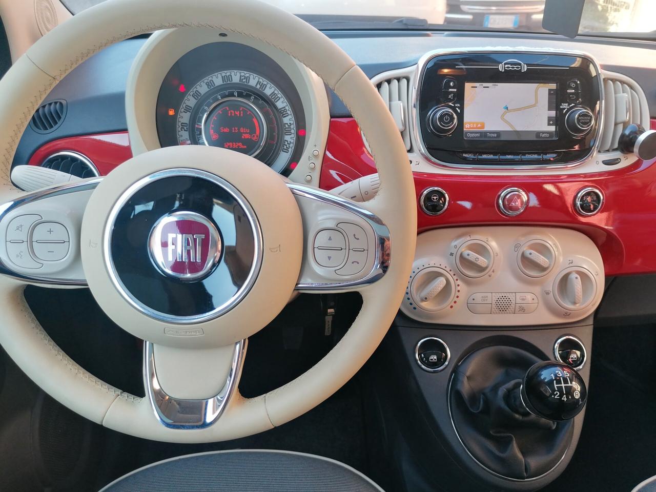 Fiat 500 1.2 benzina full optional(UNICO PROPRIETARIO)