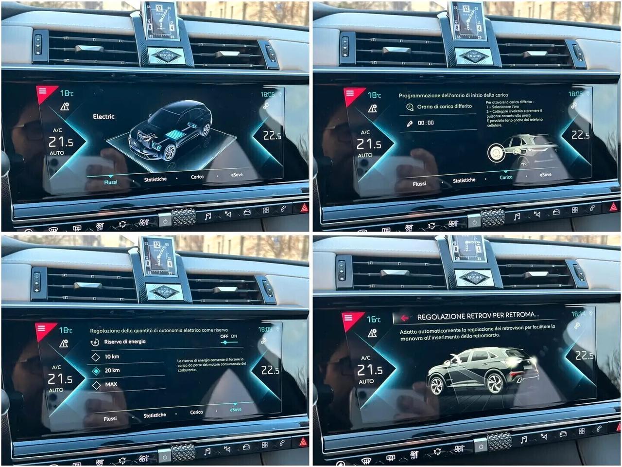 DS Automobiles DS 7 Crossback 1.6 E-Tense 300cv PHEV aut.8 4X4 E6D Ligne Noire