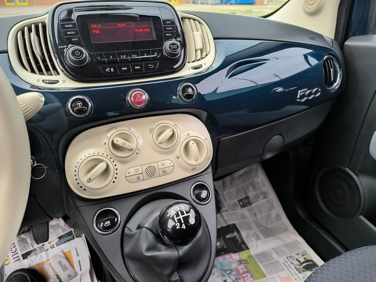 FIAT 500 1.2 BENZINA 10/2018 KM 60.000 CERTIFICATI