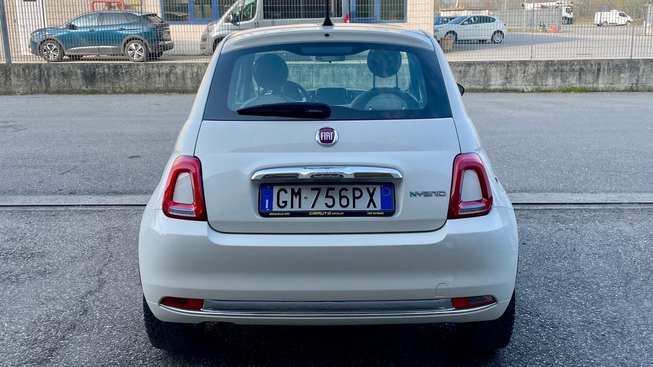 FIAT 500 1.0 HYBRID DOLCEVITA 69CV - TETTO, PELLE, NEOPATENTATI
