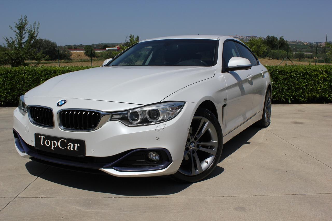BMW 418d Gran Coupé Sport Line Auto Bianco, Navi, Xenon