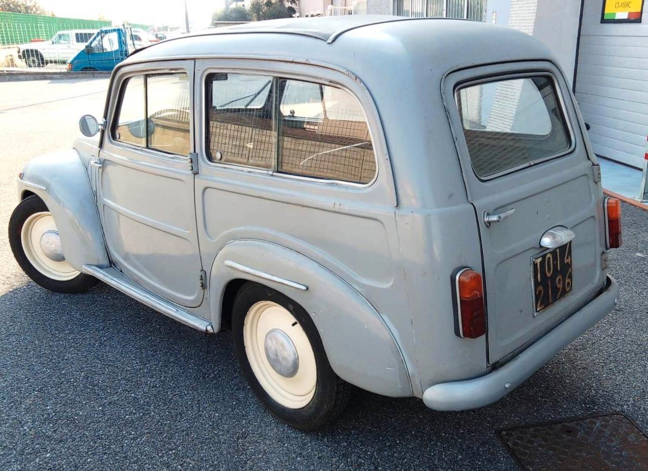 FIAT 500 C TOPOLINO GIARDINETTA BELVEDERE - ASI - 1953