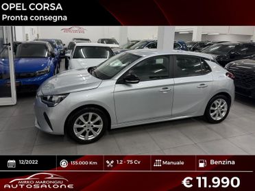 Opel Corsa 1.2 Edition FINANZIABILE