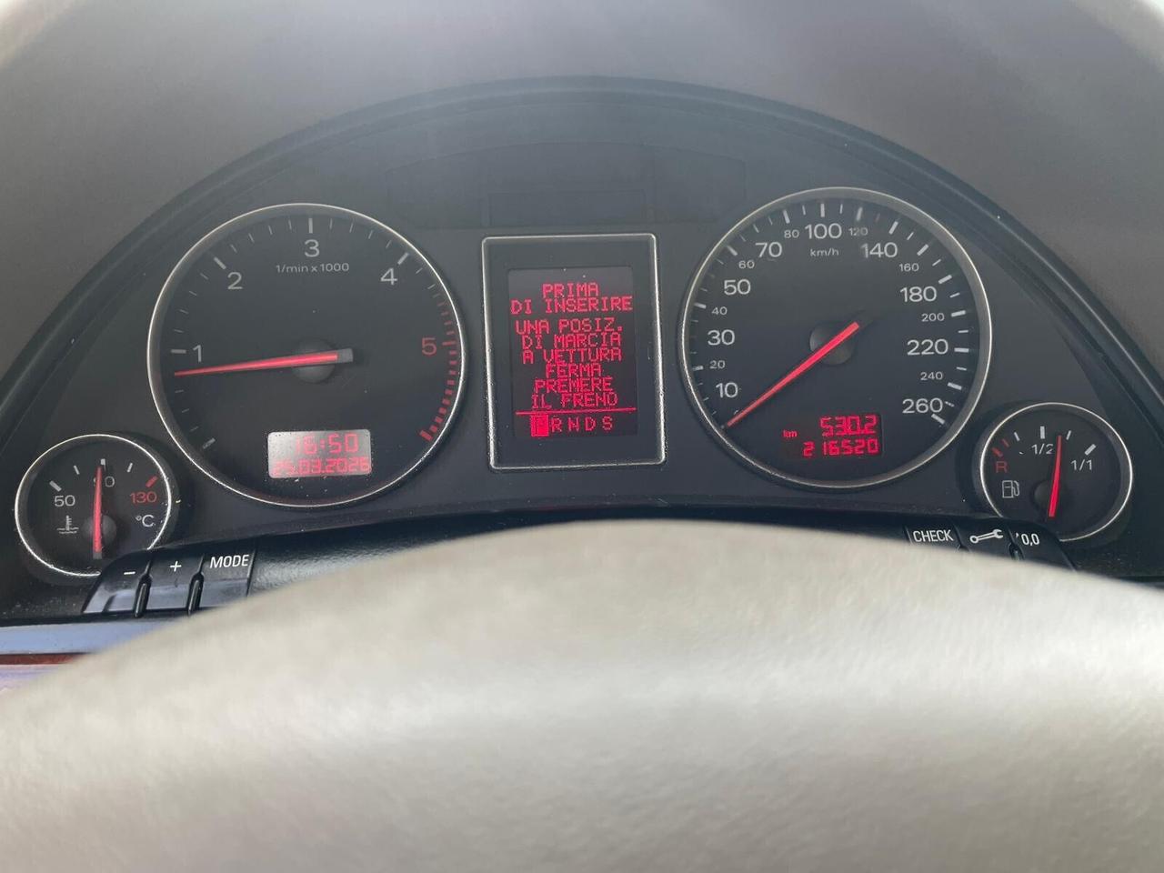 Audi A4 2.5 V6 TDI/180 CV cat quattro Automatica