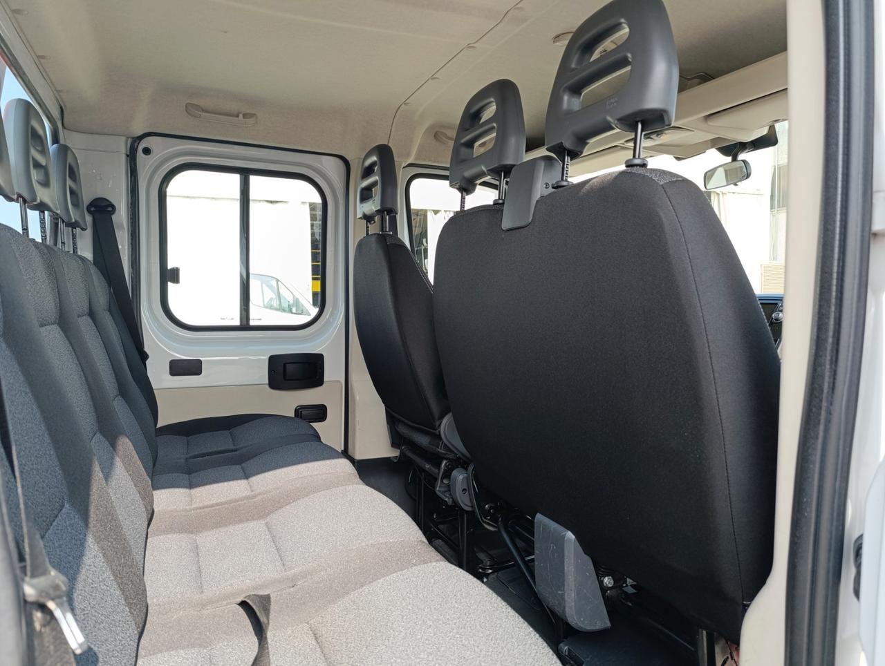FIAT Ducato maxi 35 LH1 2.3 mjt 130cv d.cab. E6*CASSONE FISSO*GRU FASSI*