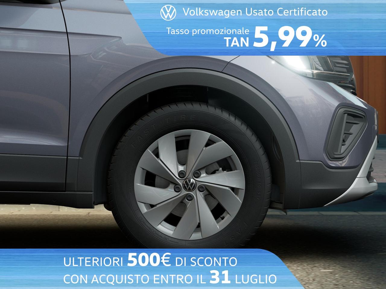 Volkswagen T-Cross 1.0 tsi life 115cv dsg