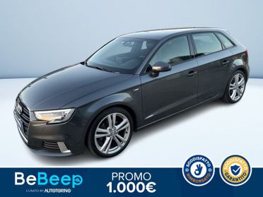Audi A3 SPORTBACK 30 1.6 TDI SPORT 116CV S-TRONIC