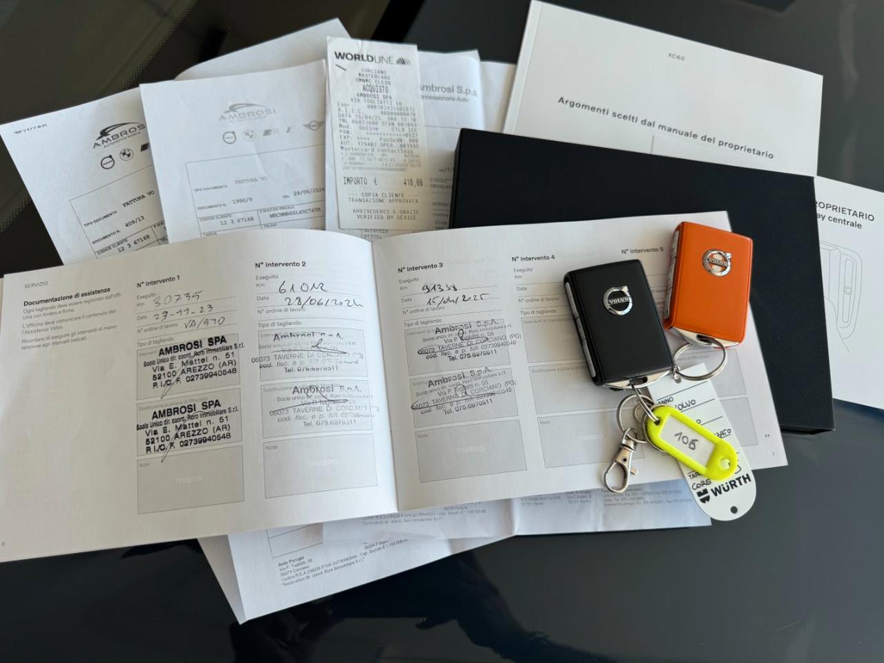 Volvo XC60 2.0 d b4 Mhev Core Bright auto Uniprop
