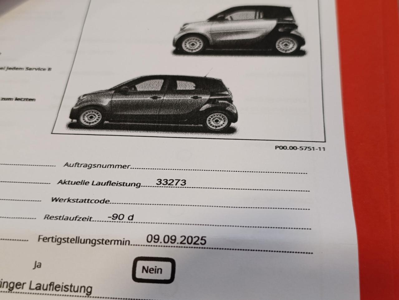 Smart ForTwo 90 0.9 Turbo twinamic Passion Grey Opaco e Rossa