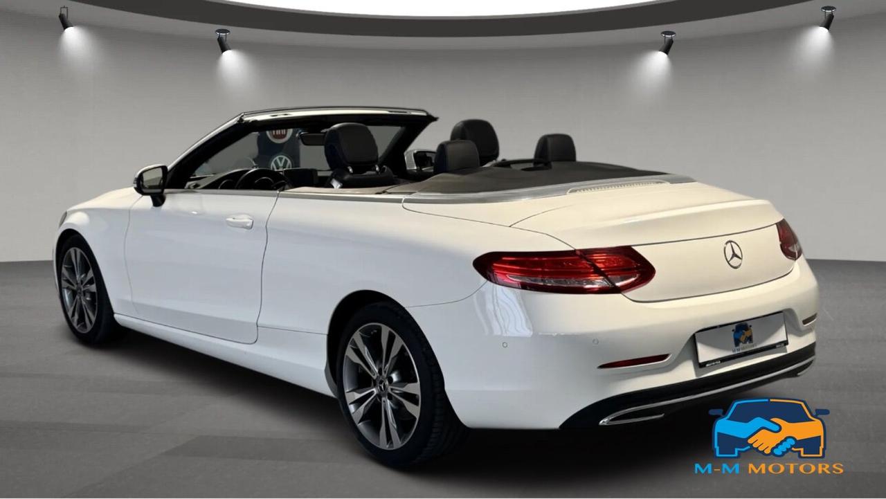 Mercedes C 220 D Sport 9G-Tronic Plus Cabrio TAGLIANDI MERC