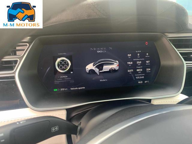 TESLA Model X 90kWh Dual Motor GANCIO TRAINO PILOT AVANZATO