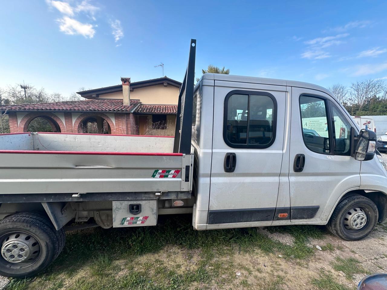 CITROEN JUMPER DOPPIA CABINA 7 POSTI 35 BLUEHDI 140 PLM-DC CASSONATO INCIDENTATO 2023