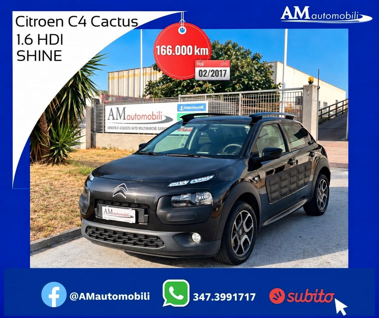 Citroen C4 Cactus 1.6 BlueHDi 100 CV Shine