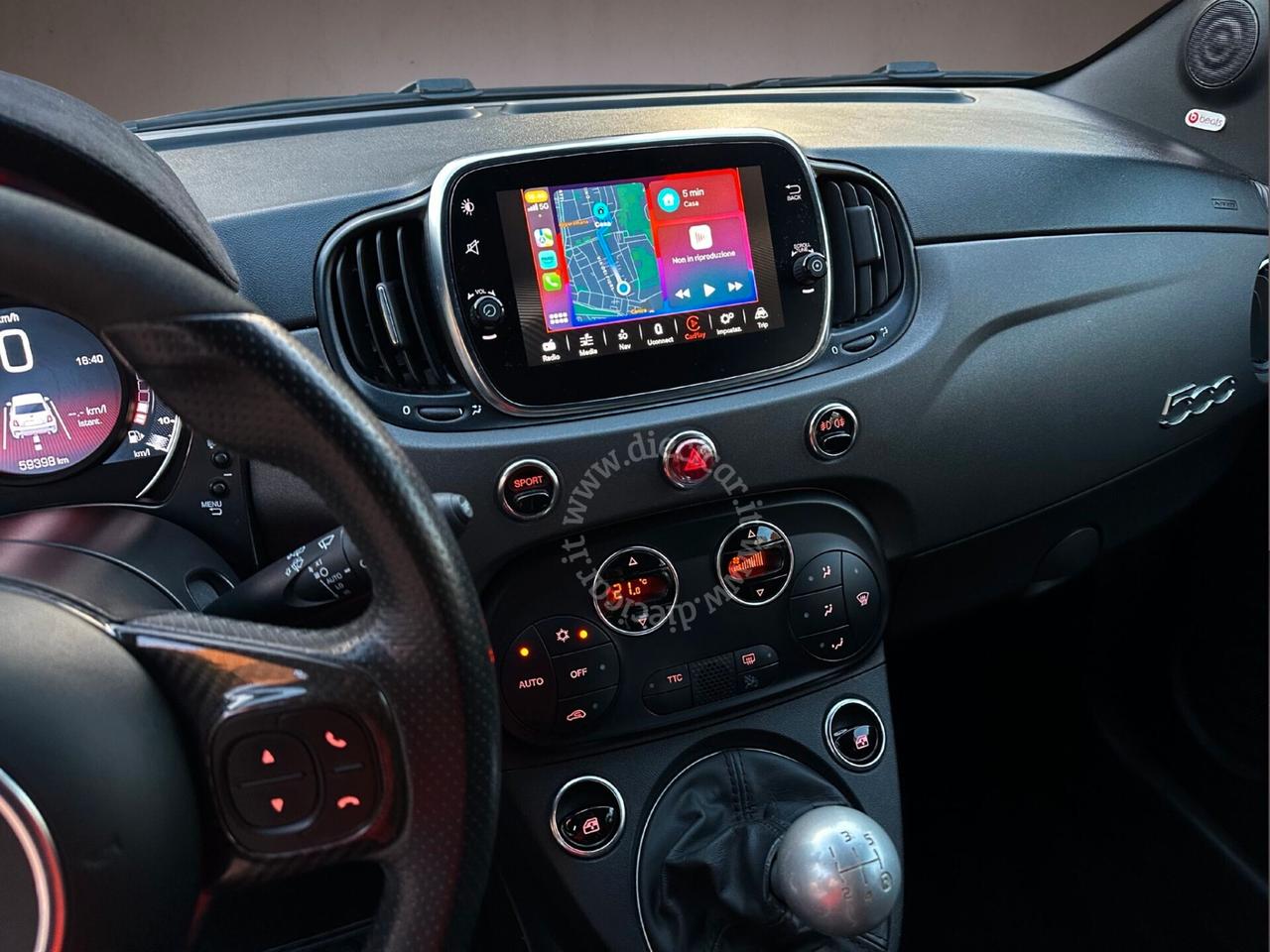 Abarth 695 1.4 Turbo T-Jet 180 CV 70° XENO NAVI SABELT UNIPRO