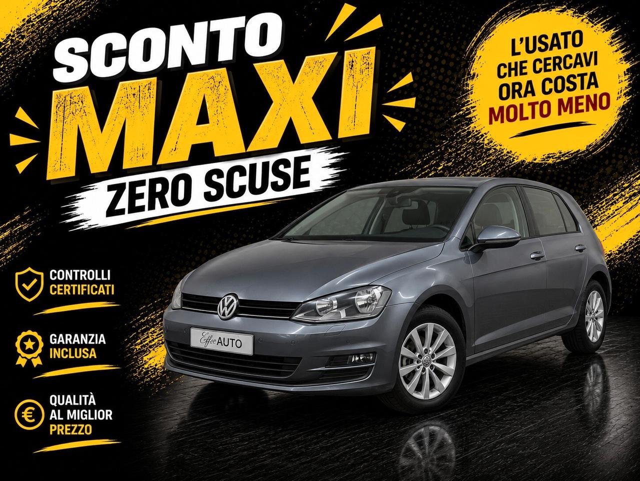 VOLKSWAGEN GOLF 7 1.6TDI 110CV BUSINESS-2016