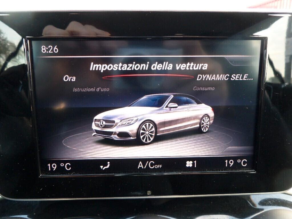 MERCEDES BENZ C 220 D CABRIO PREMIUM PLUS AUT - Navi-2 Park-Retrocamera-Cerchi 18