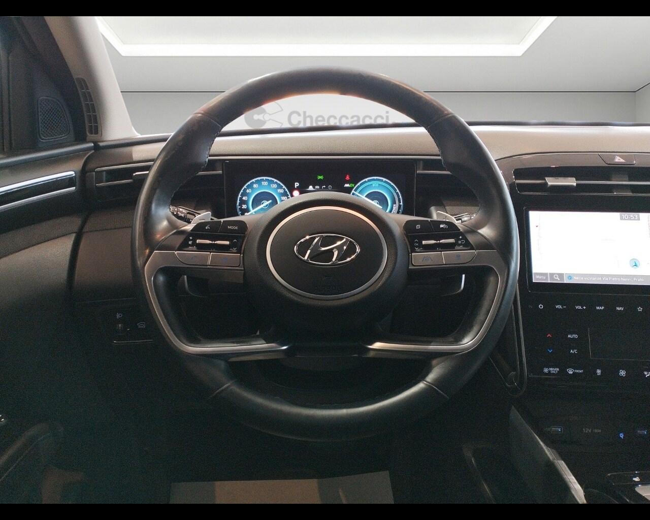 HYUNDAI Tucson 3ª serie Tucson 1.6 HEV aut. Ex...