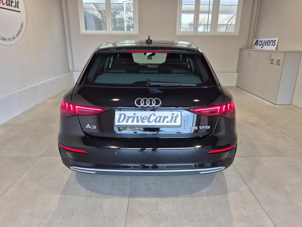 Audi A3 SPB 35 1.5 TFSI MHEV S-TRONIC LED APPLE CAR PLAY/ANDROID AUTO ACC RICARICA WIRELESS SEDILI SPORTIVI RISCALDABILI