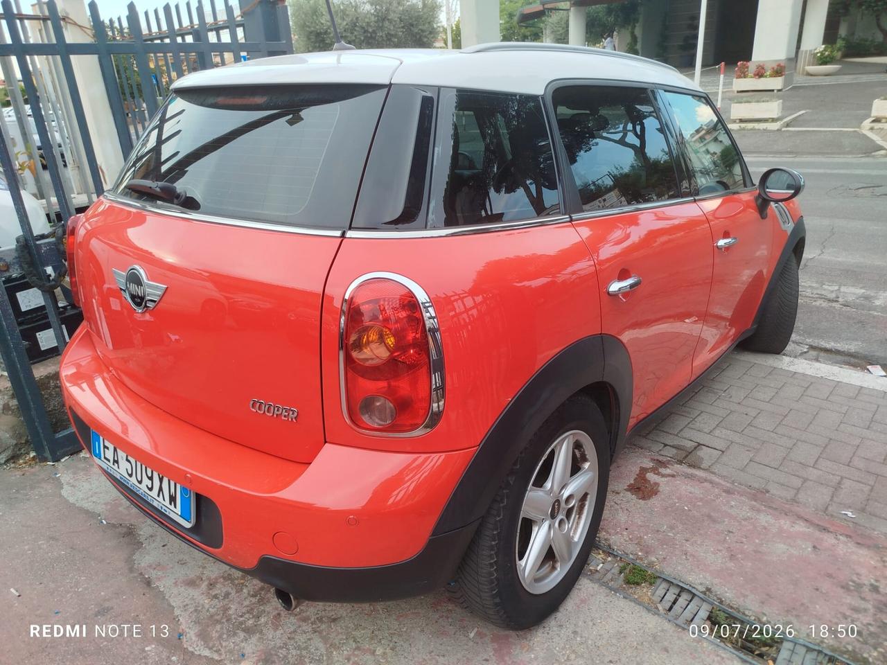 Mini Cooper Countryman 1.6-122cv KM CERTI- TAGLIANDATA- GARANZIA 12 MESI