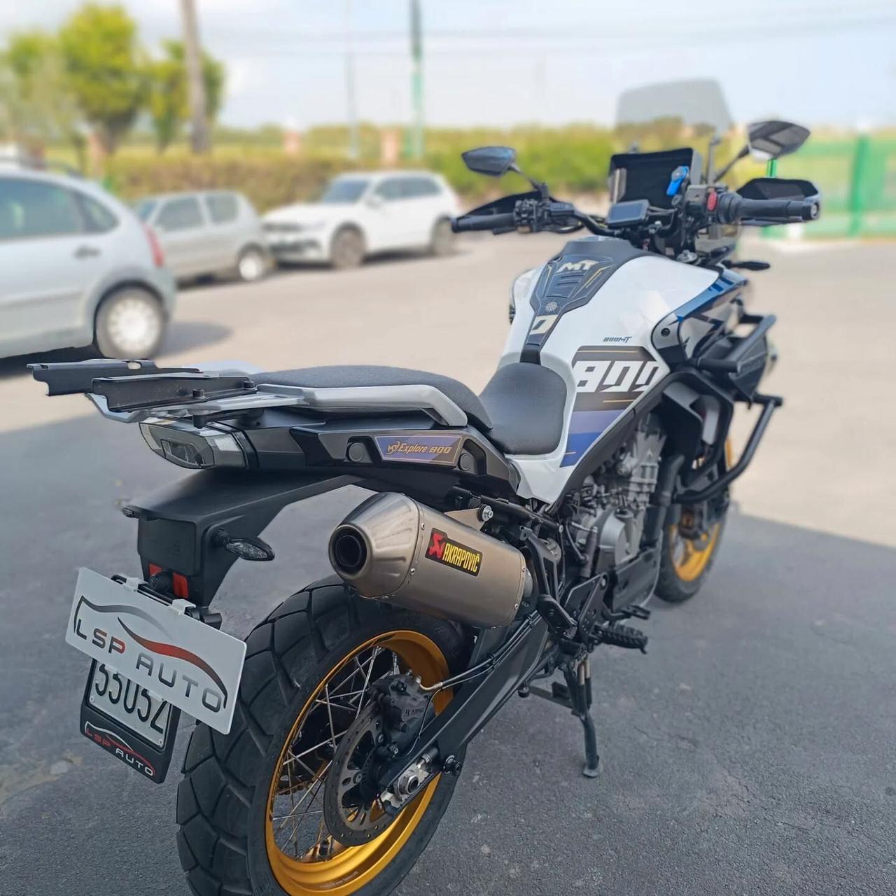 Cf Moto 800MT expoler AKRAPOVIC