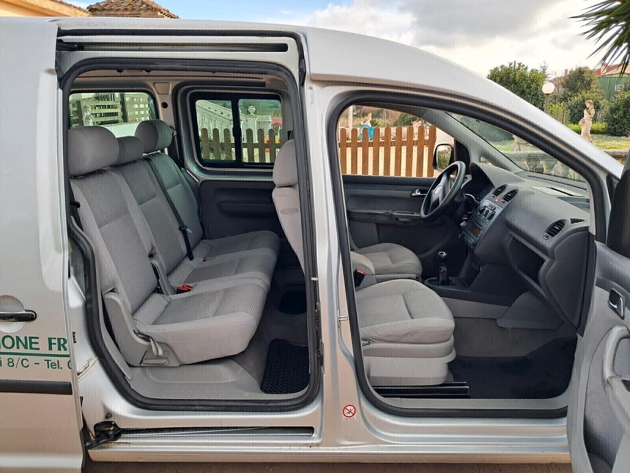 Volkswagen Caddy 1.9 TDI PIANALE RIBASSATO TRASPORTO DISABILI UNIPRO