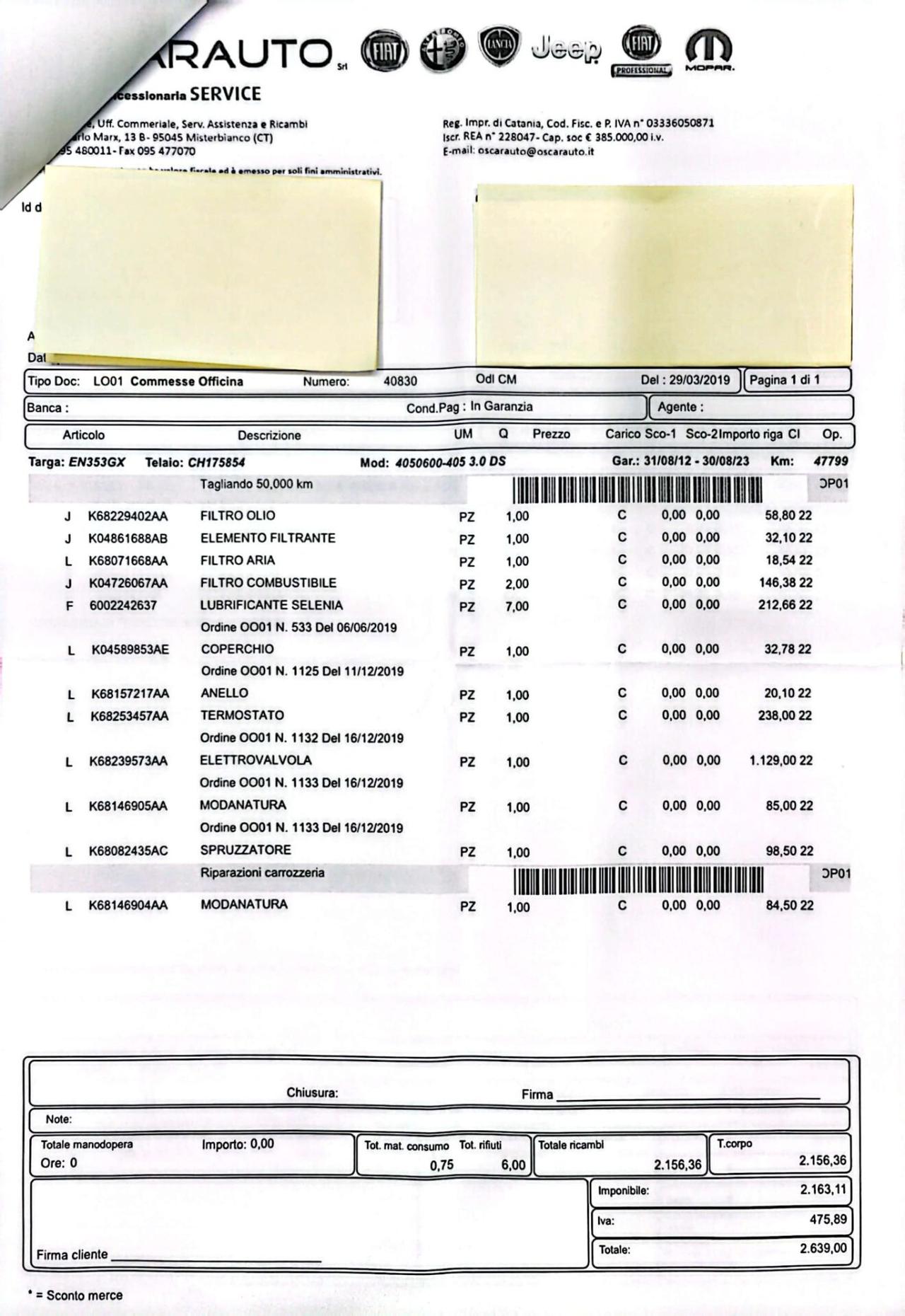 Lancia Thema 3.0 V6 Multijet 239 CV EXECUTIVE