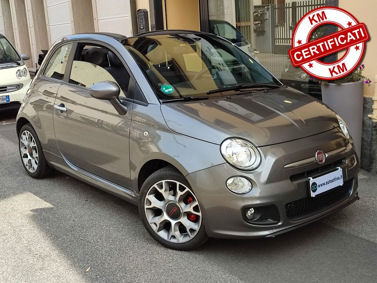 Fiat 500c cabriolet S 85 cv km 63.558 certificati