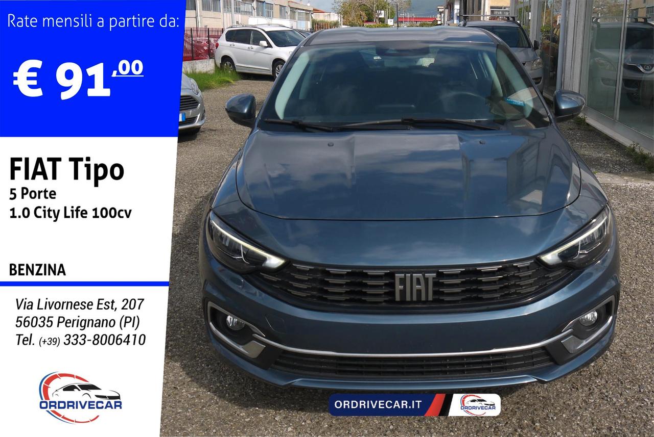 Fiat Tipo 5 Porte Tipo 5p 1.0 City Life 100cv