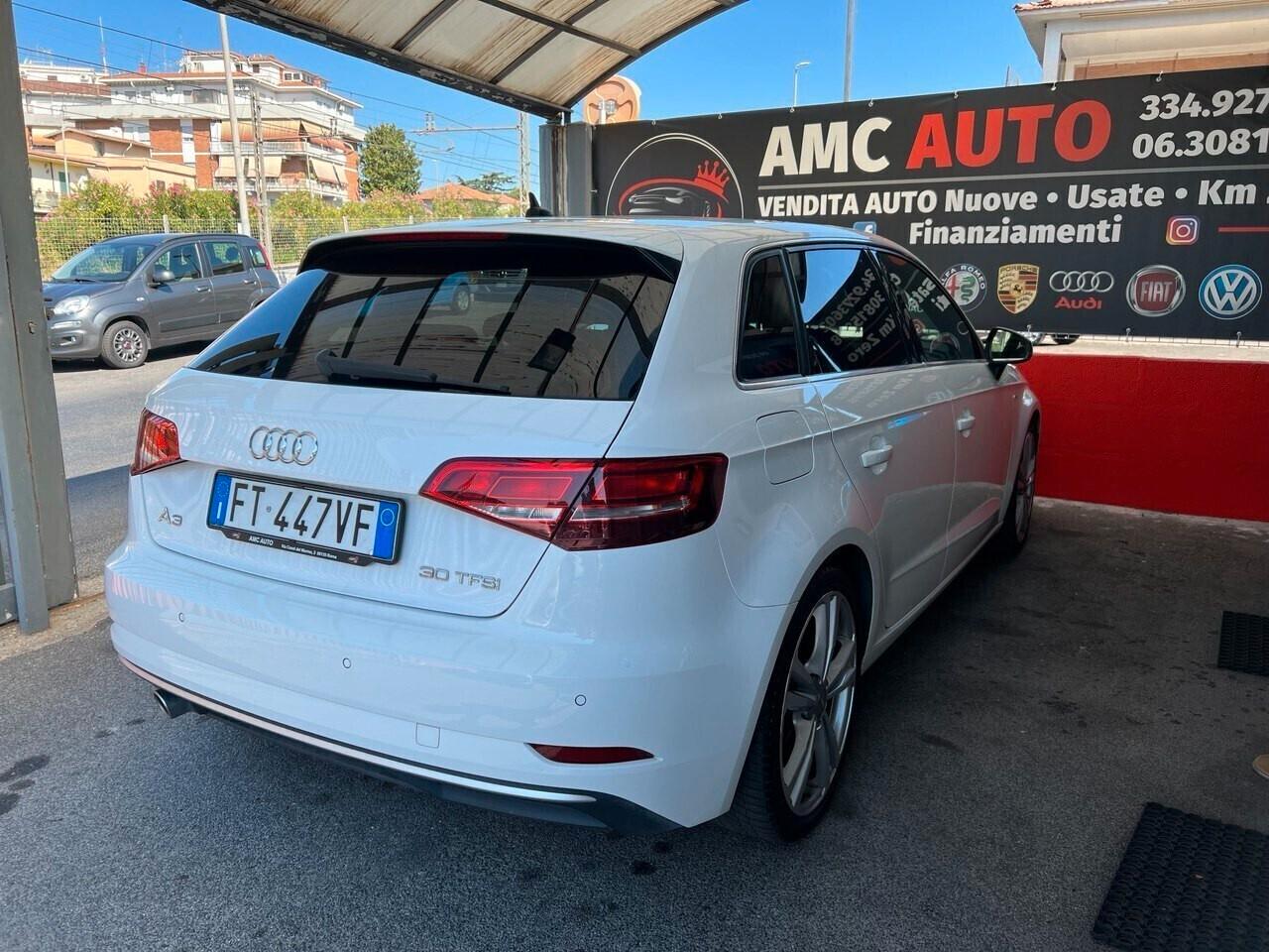 Audi A3 SPB 30 TFSI S tronic S LINE - FINANZIAMENTI - PERMUTE