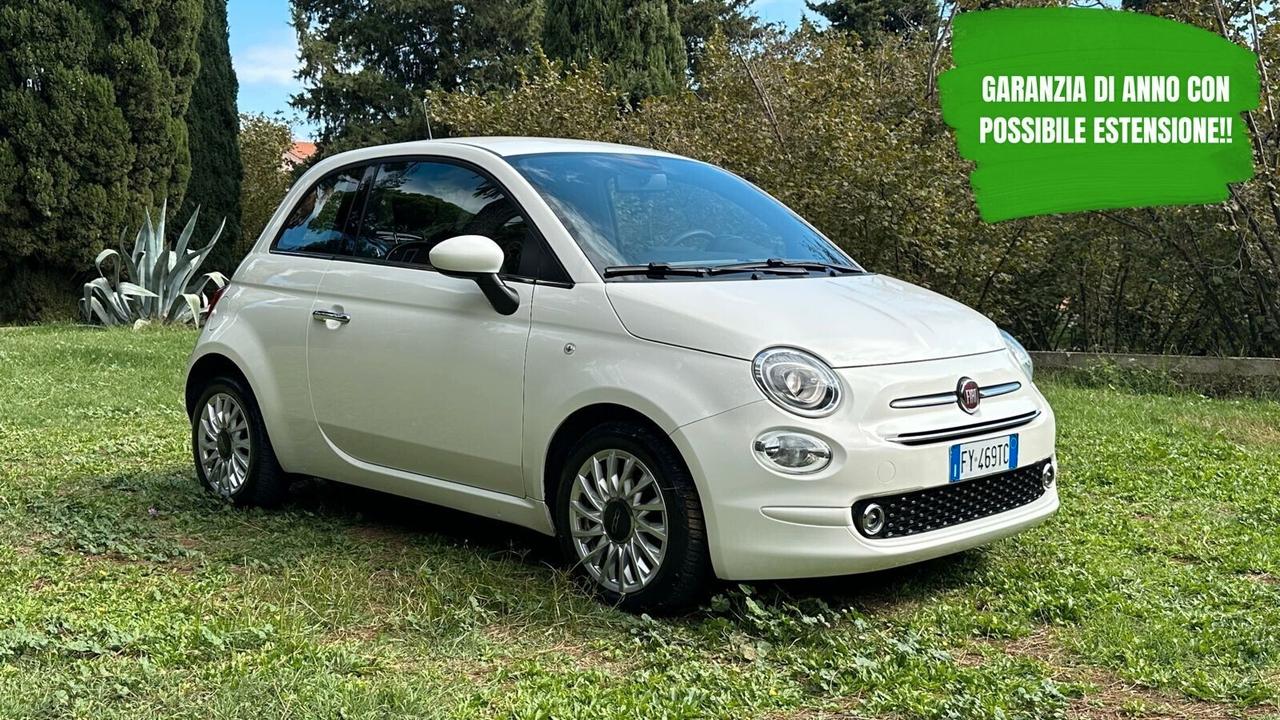 Fiat 500 0.9 TwinAir Turbo 85 CV Lounge NEOP 2019 PERFETTA leggi testo