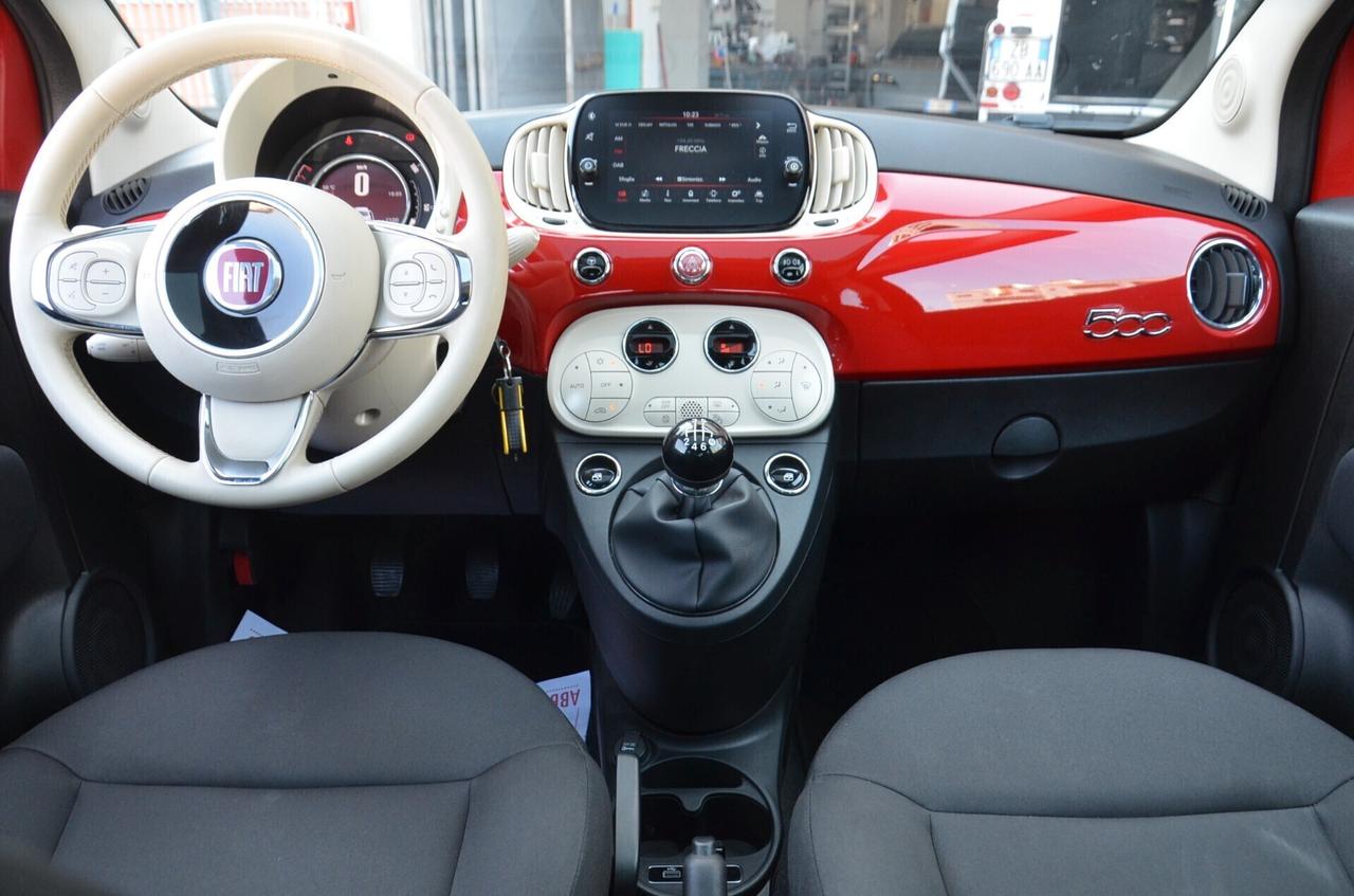 Fiat 500 1.0 Hybrid Red