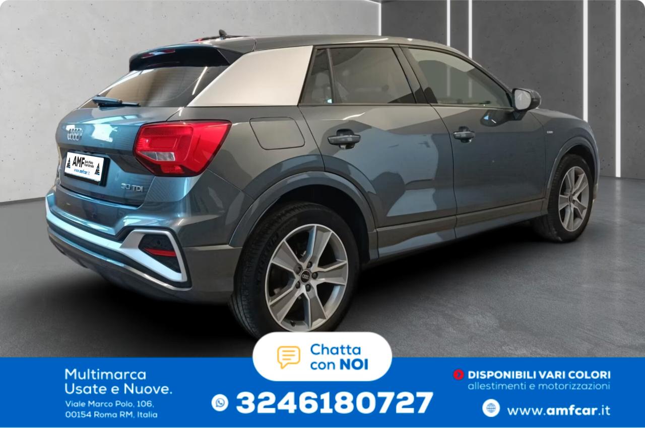 Audi Q2 30 TDI S-Line S tronic Cerchi 18 Fari Led
