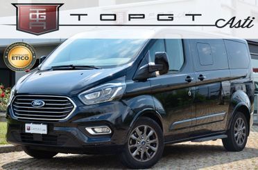 FORD TOURNEO CUSTOM 2.0 ECOBLUE TITANIUM X 185cv AUTO, 8 POSTI, UFF ITALIANA, SERVICE UFF FORD, EURO 6D, RETROCAMERA, APPLE ANDROID, PERMUTE
