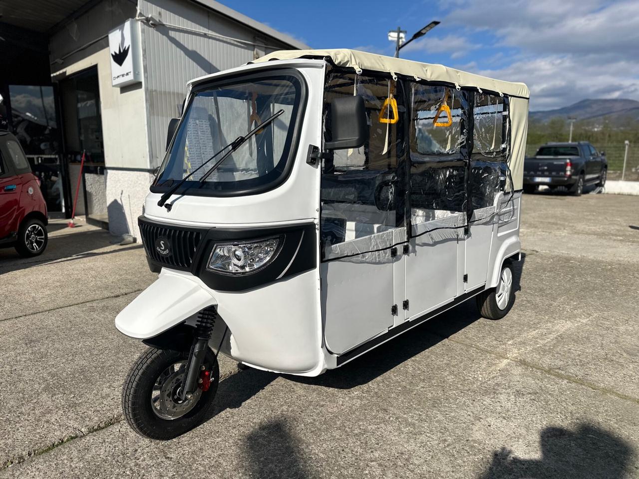 Altro Altro Nuova Ape CALESSINO ELETTRICO MODELLO ITALY 5 posti