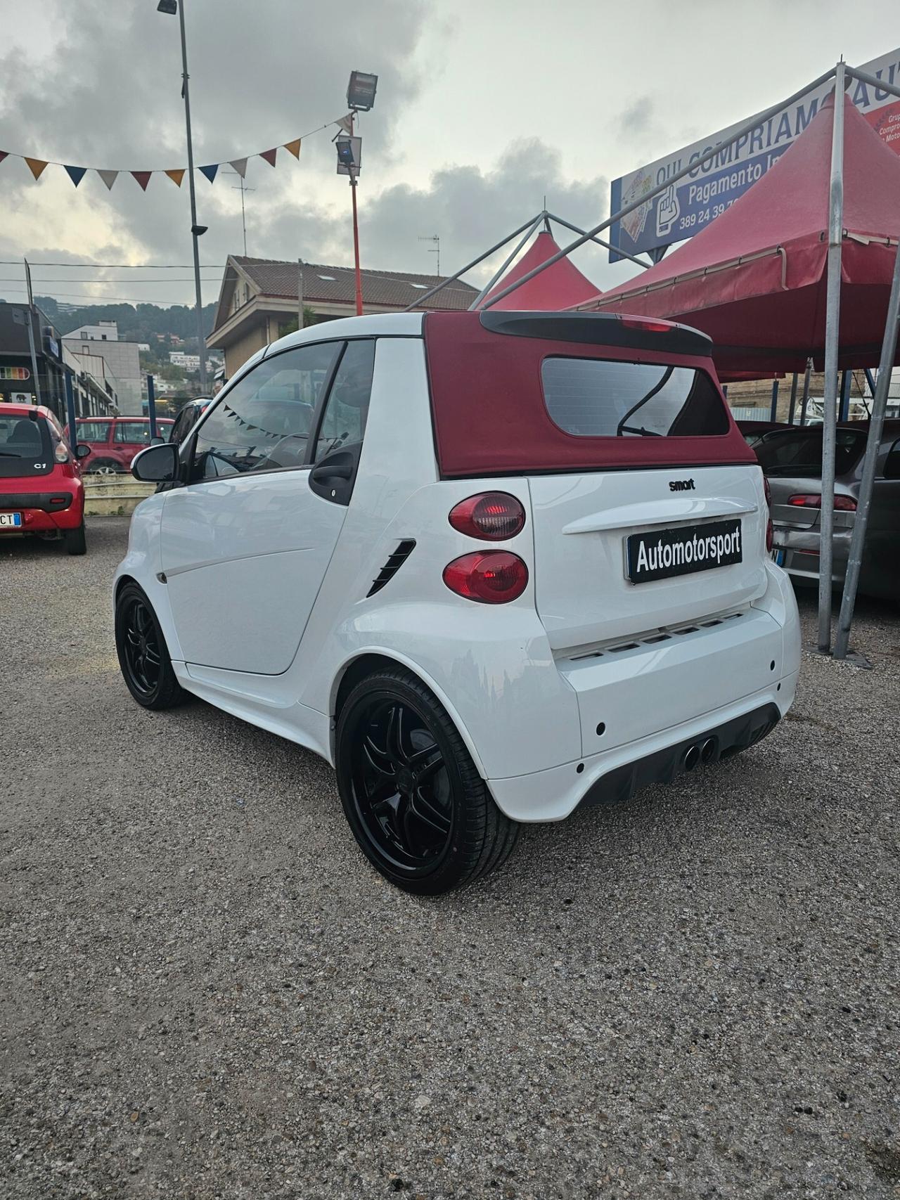 Smart ForTwo 1.0 benzina cabrio allestimento brabus 2015