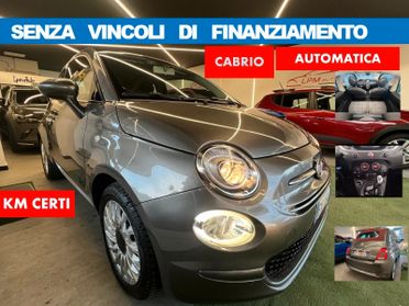 Fiat 500 C 1.2 AUTOMATICA CABRIO*NO VINCOLI FINANZIAM*KM CERTIFICATI