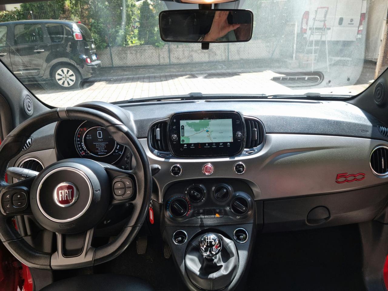 Fiat 500 S cabrio 69cv km65000 10/2018 neopat