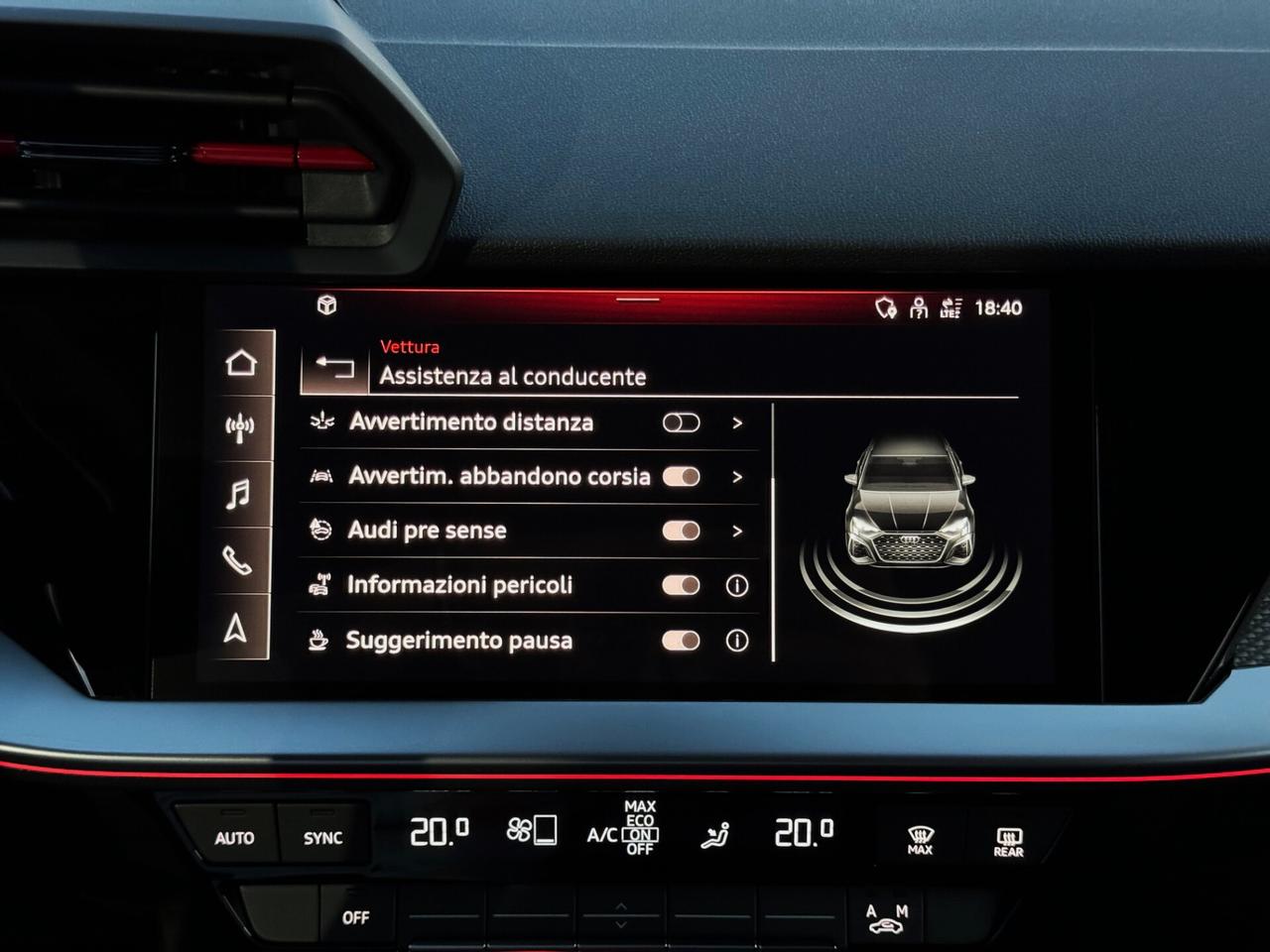 Audi RS3 Sportback 2.5 TFSI Quattro 400CV TETTO