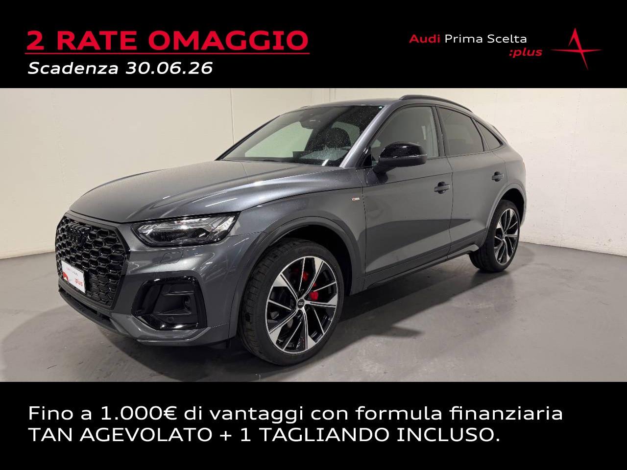 AUDI Q5 SPORTBACK 40 TDI MHEV QUATTRO S TRONIC IDENTITY BLACK