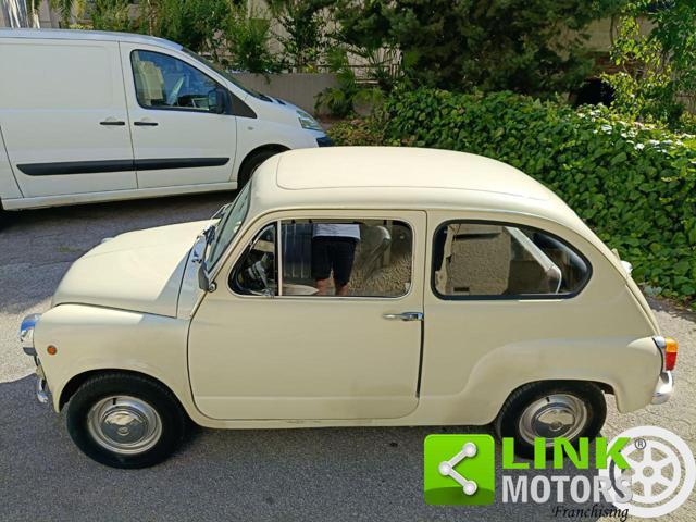 FIAT 600 D FANALONA LIBRETTO E TARGHE ORIGINALI