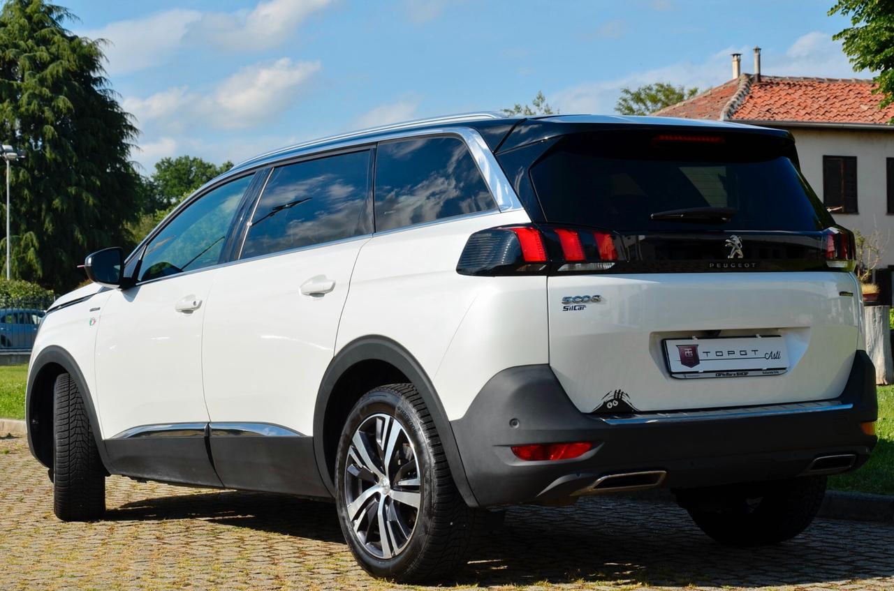 PEUGEOT 5008 1.2 PURETECH GT-LINE 131cv AUTO 7 POSTI, UNICOPROP, SERVICE PEUGEOT, EURO 6D, TETTO, RETROCAMERA 360°, PERMUTE