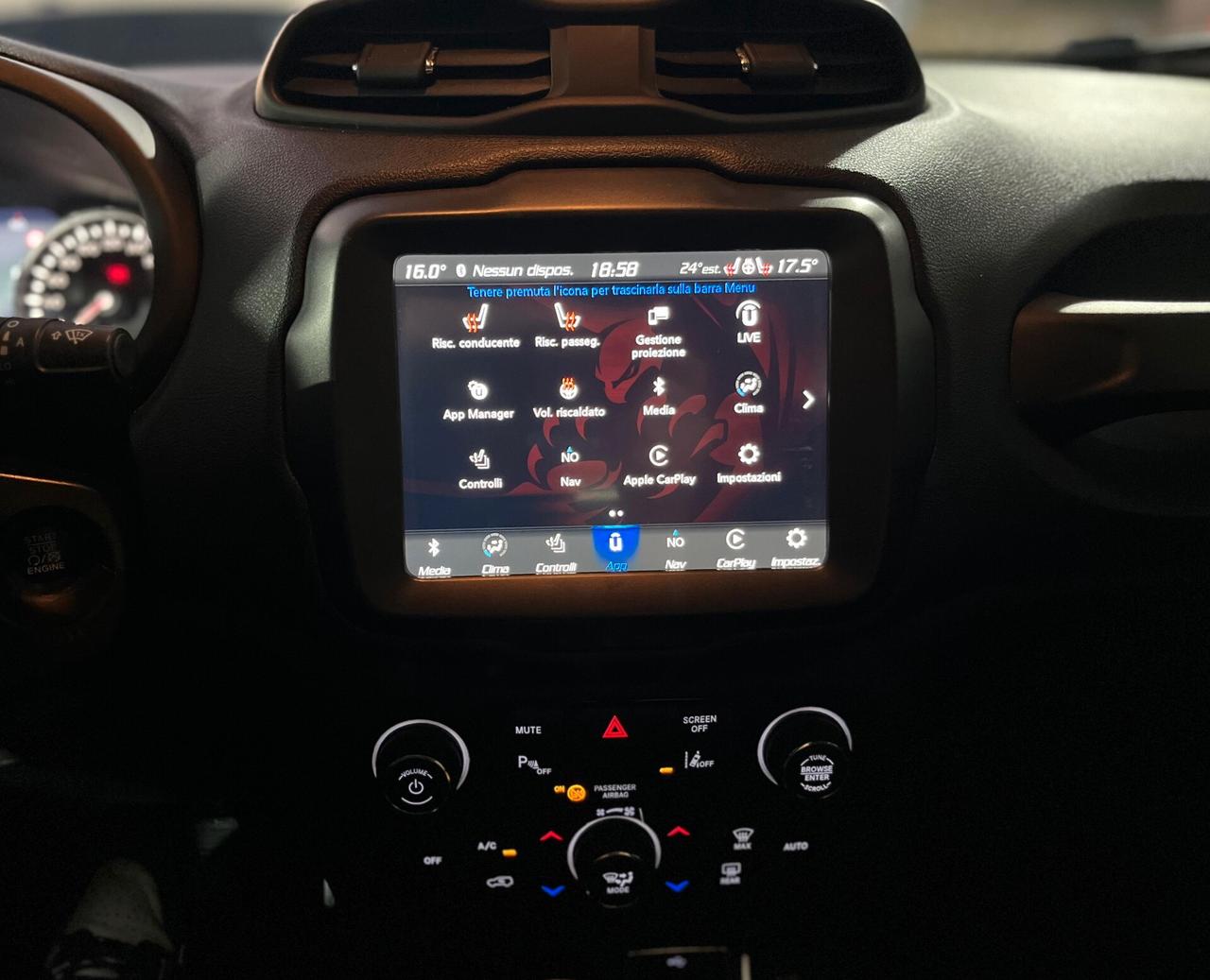 Jeep Renegade 1.6 Mjt 120 CV Black Line Valuto Permute