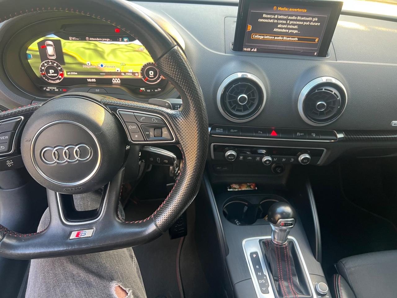 Audi S3 2.0 TFSI 310cv quattro S tronic 2017 tetto apribile