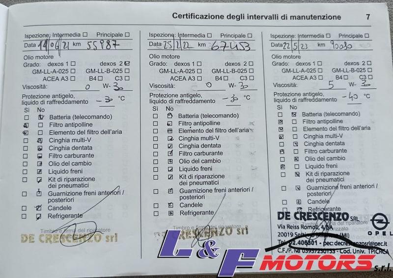 Opel Crossland X 1.6 Diesel TUTTI I TAGLIANDI CASA MADRE