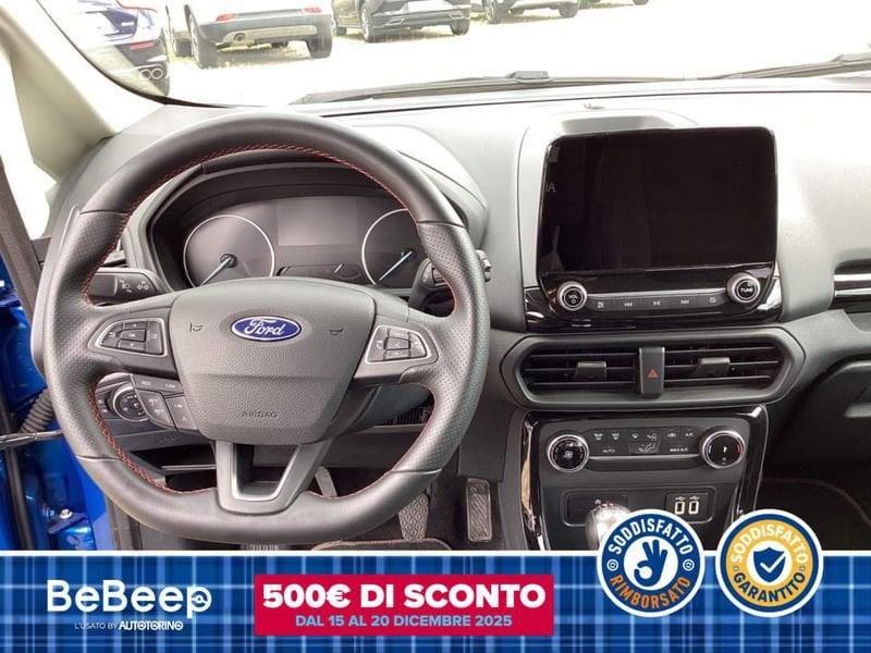Ford EcoSport 1.0 ECOBOOST ST-LINE S&S 125CV MY20.25