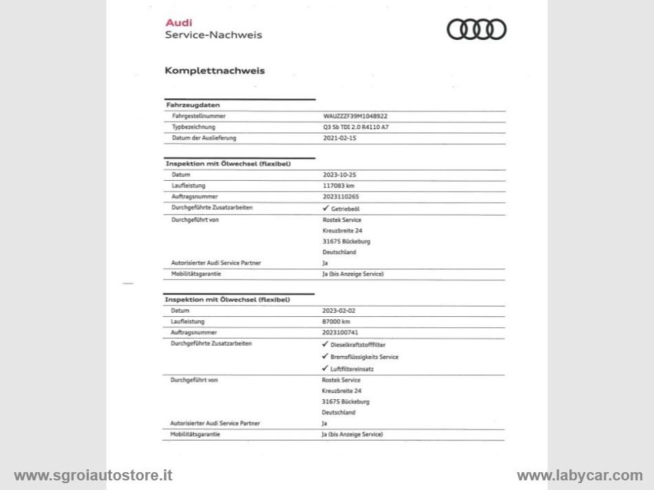 AUDI Q3 SPB 35 TDI S tronic S line edition