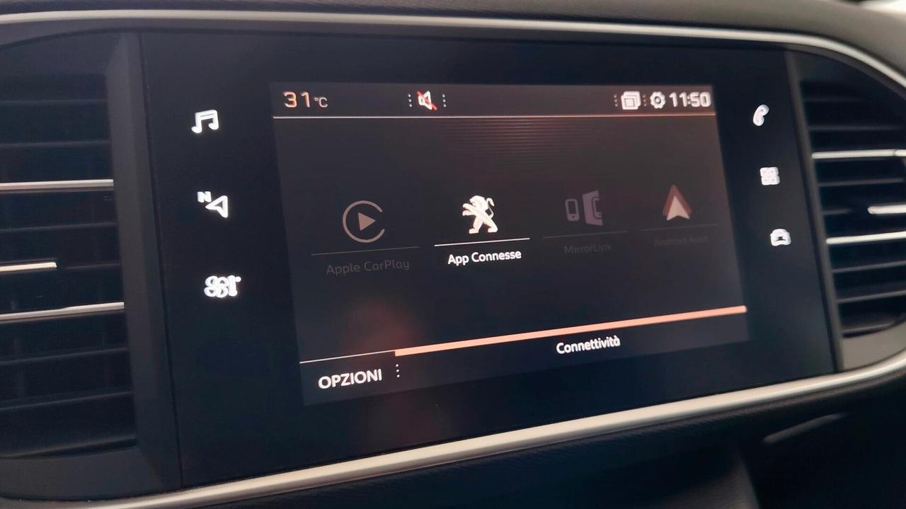 PEUGEOT 308 1.5 BLUEHDI ALLURE PACK 130CV - CAR PLAY, NEOPATENTATI