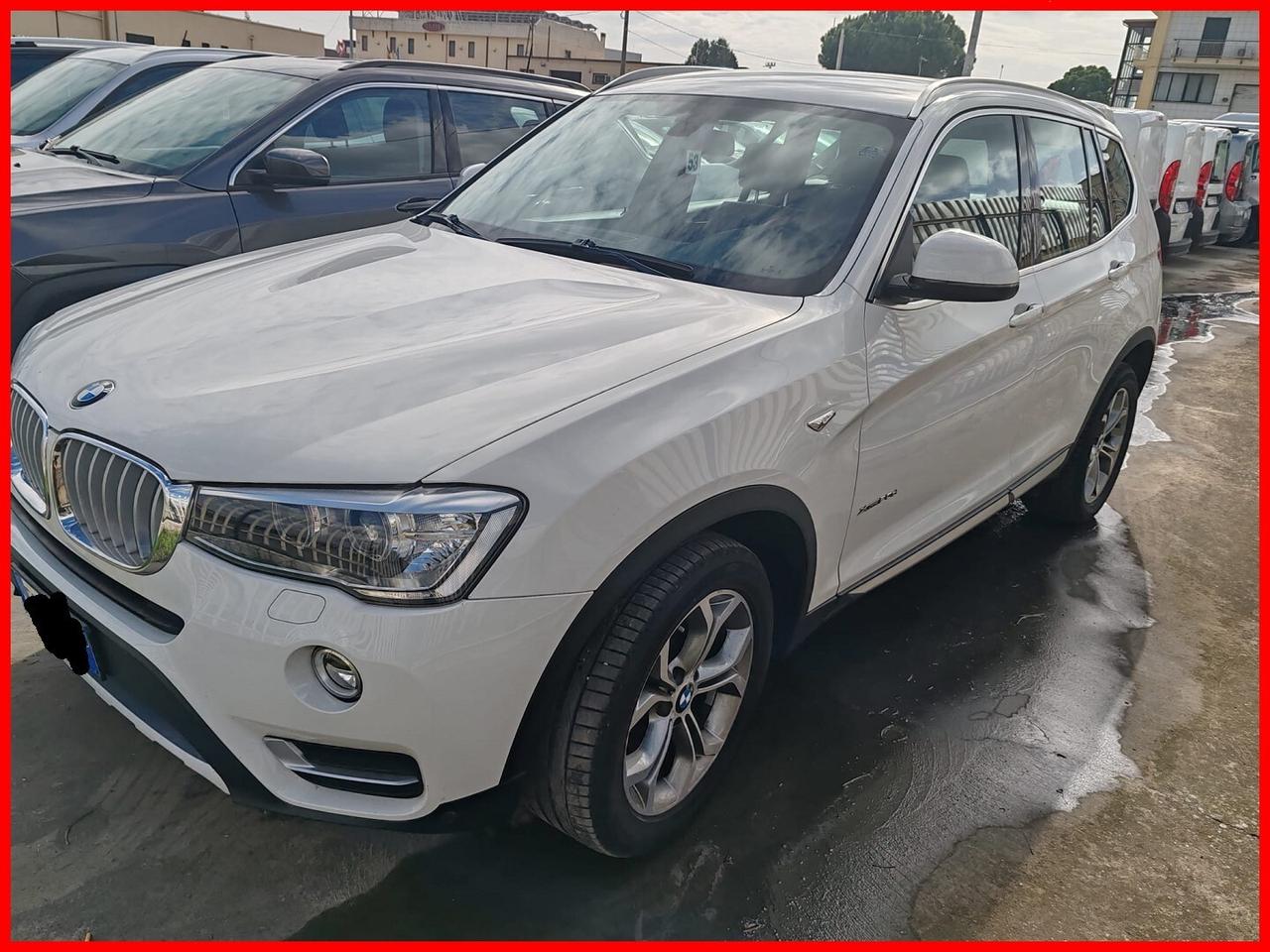 BMW X3 XDRIVE 20d XLINE BIANCO PERLA METALIZZATO