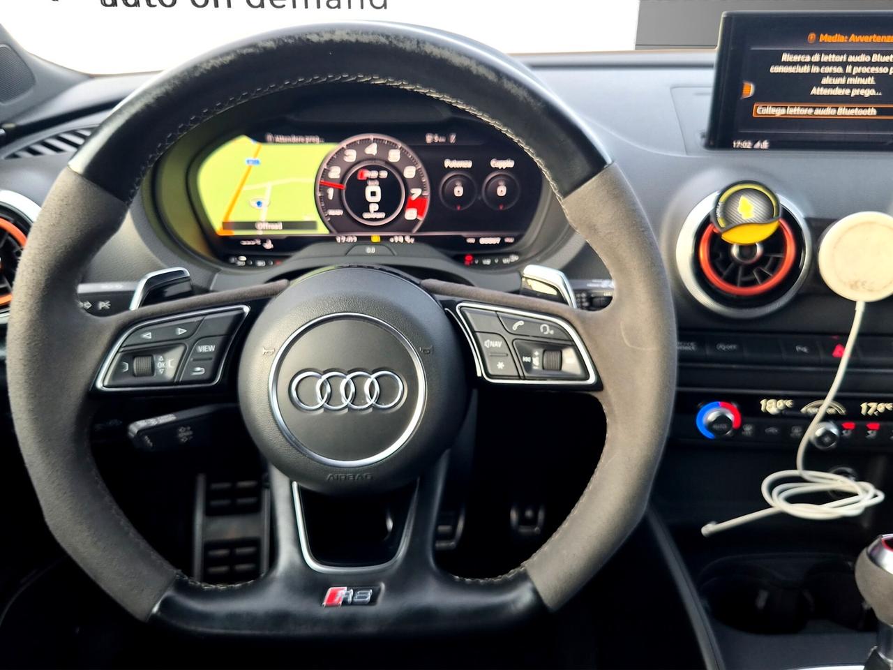 Audi RS3 sportback 2.5 benz 400CV VIRTUAL MATRIX